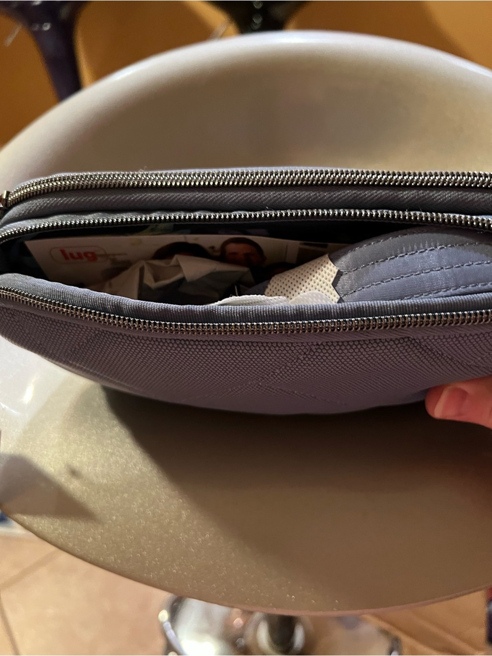 Lug Coupe XL Matte Luxe Blue Moon IcePop NWT - Picture 3 of 7